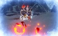 The Great Snowboar King, as it appears in 'Ah, Fresh Meat!' (Image via Genshin Impact)